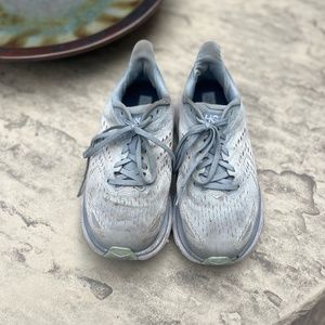 Blue/Grey Hoka Clifton 7